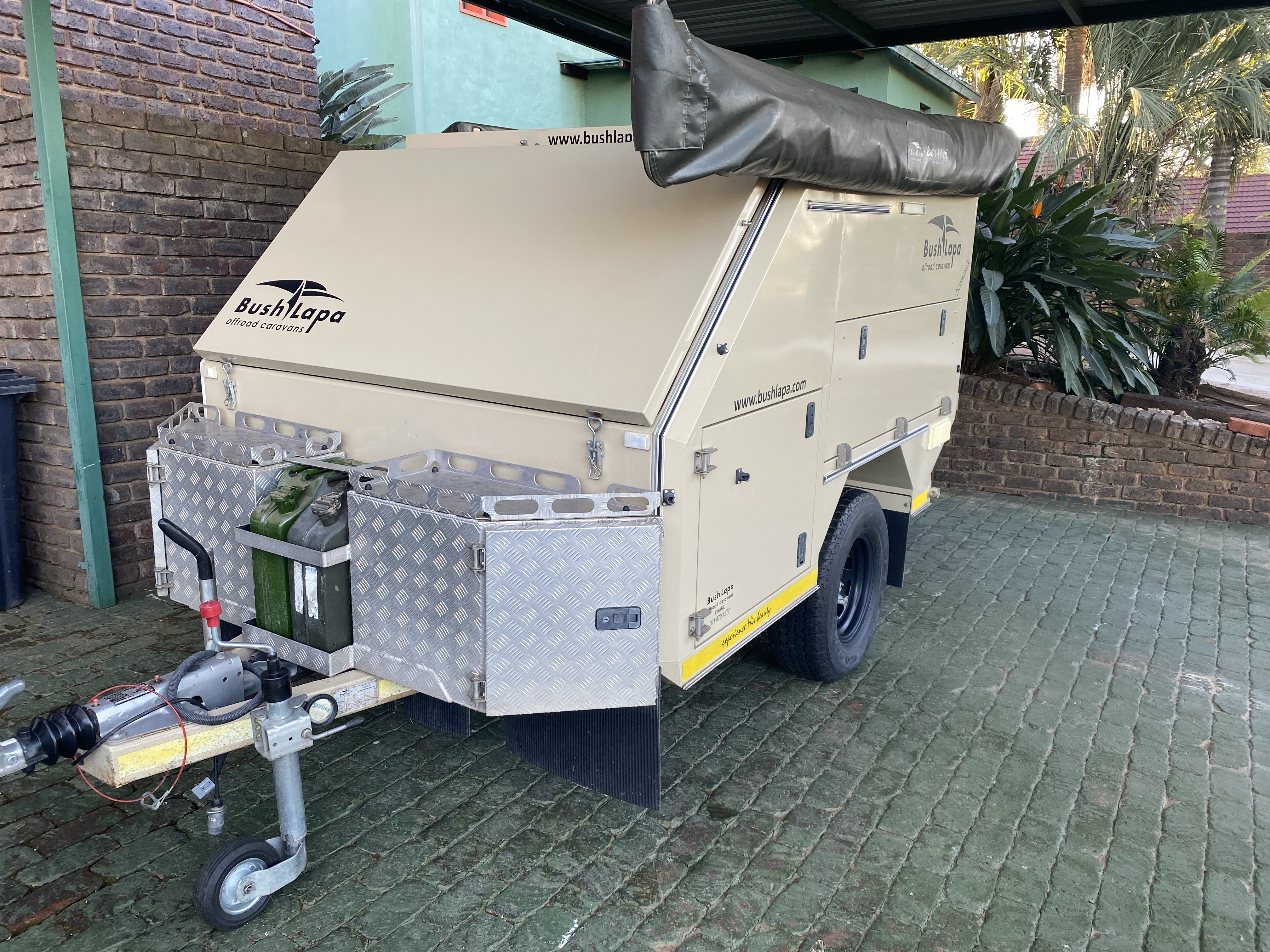 Bushlapa Boskriek - fully kitted for the bush!!