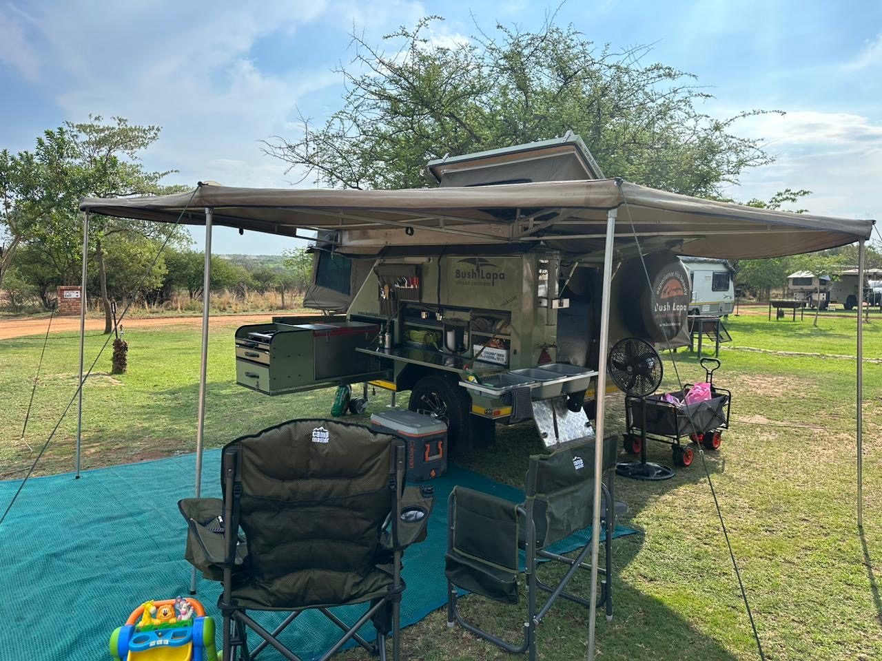 Bushlapa Miskruier 4 sleeper off grid (with solar)