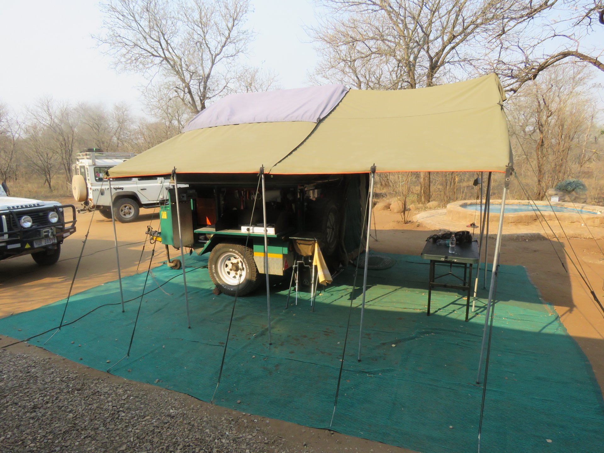 Fully equipped offroad trailer