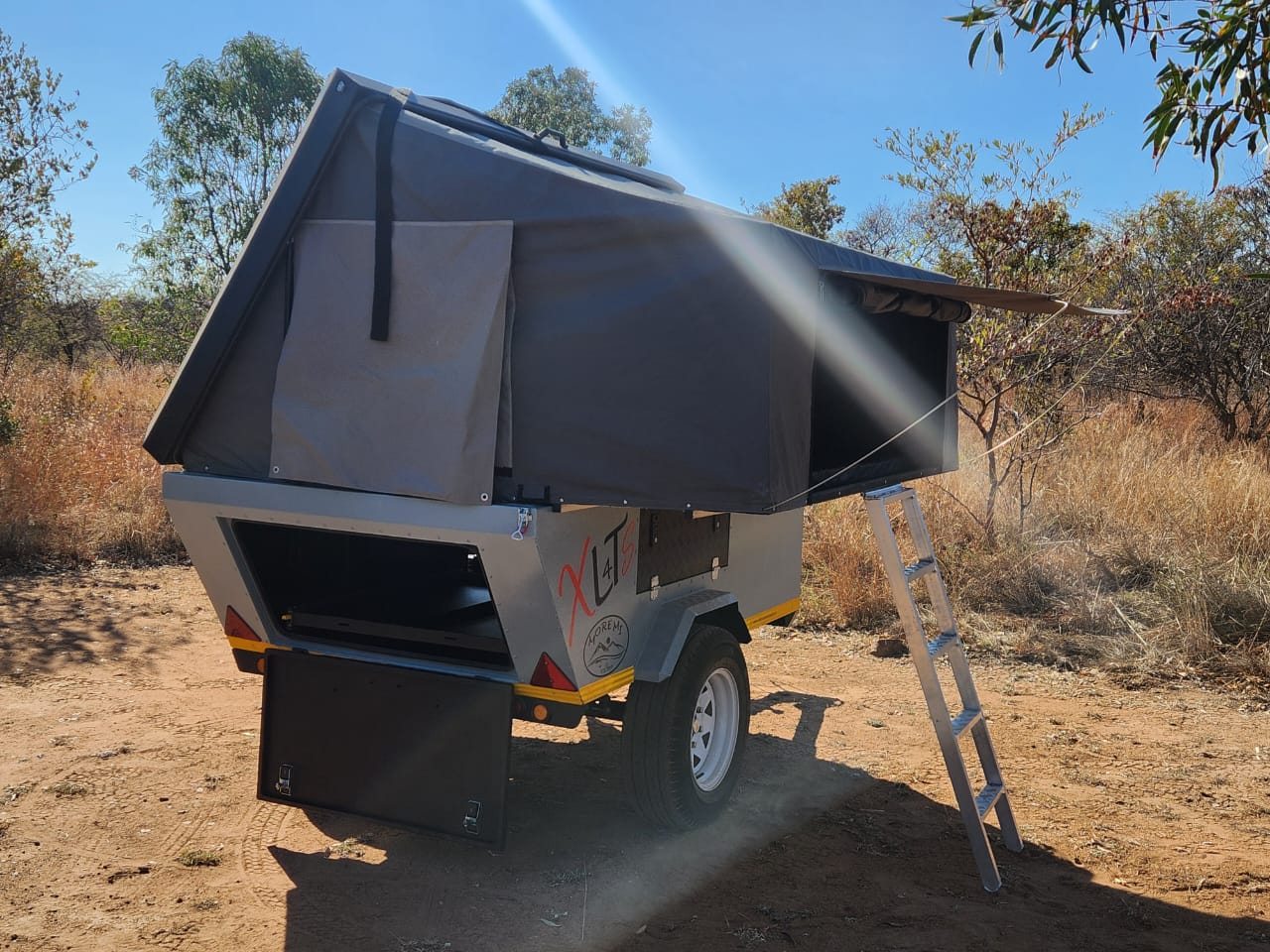 One-of-a-kind lightweight family camper